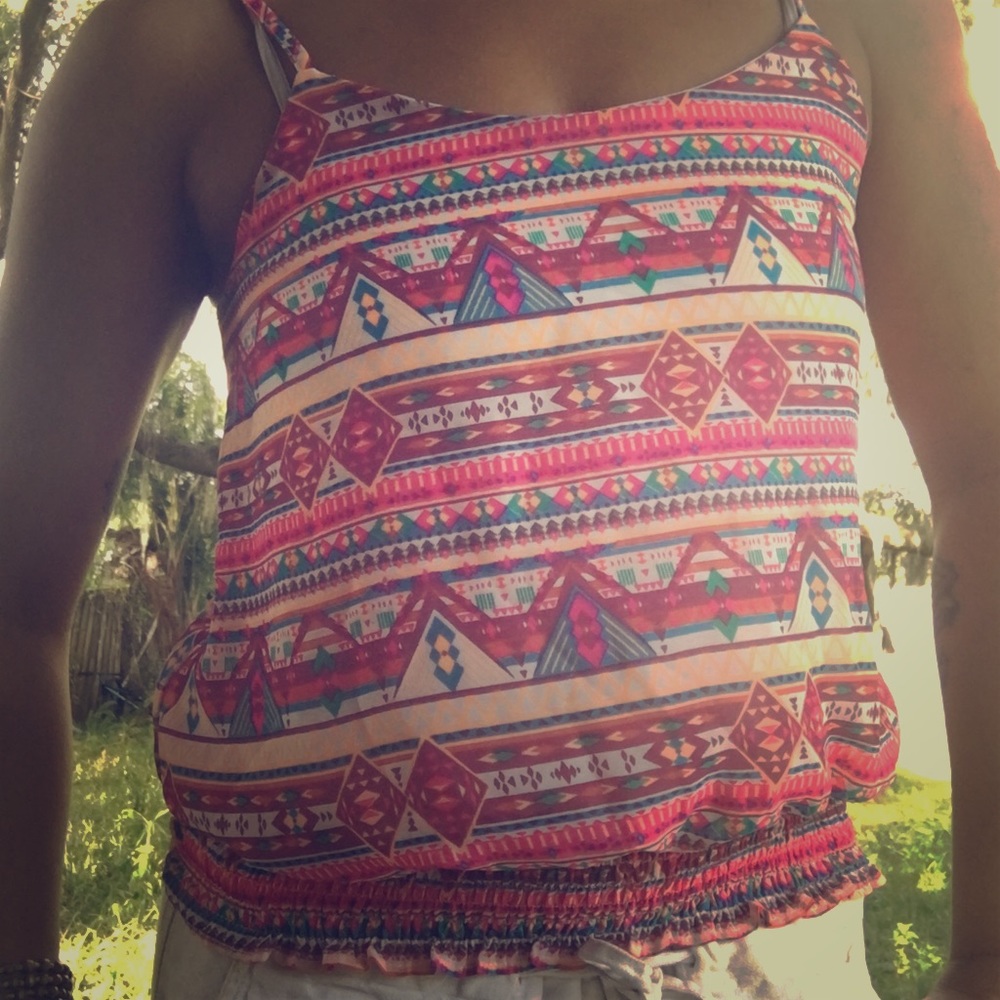 Love Fire Adjustable Strap Tank Top Size Small